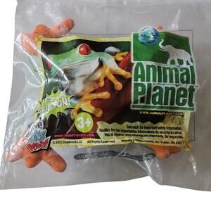 2002 Wendys Animal Planet Clip on Frog New in Package